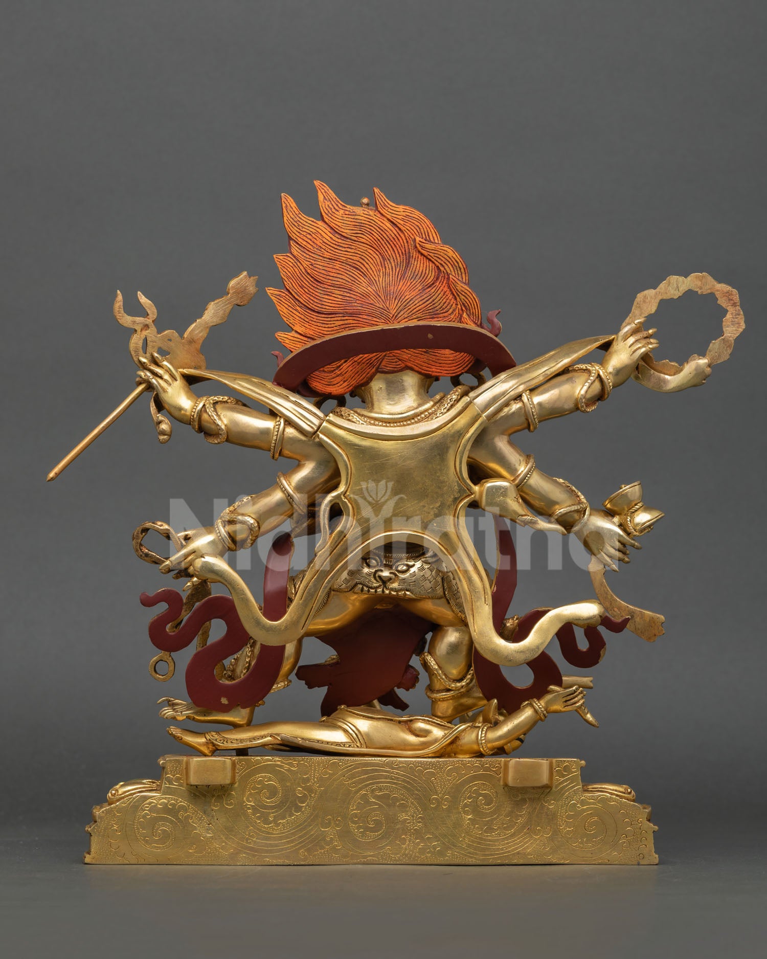 Six-Armed Mahakala Statue | Vajrayana Dharma Protector Deity