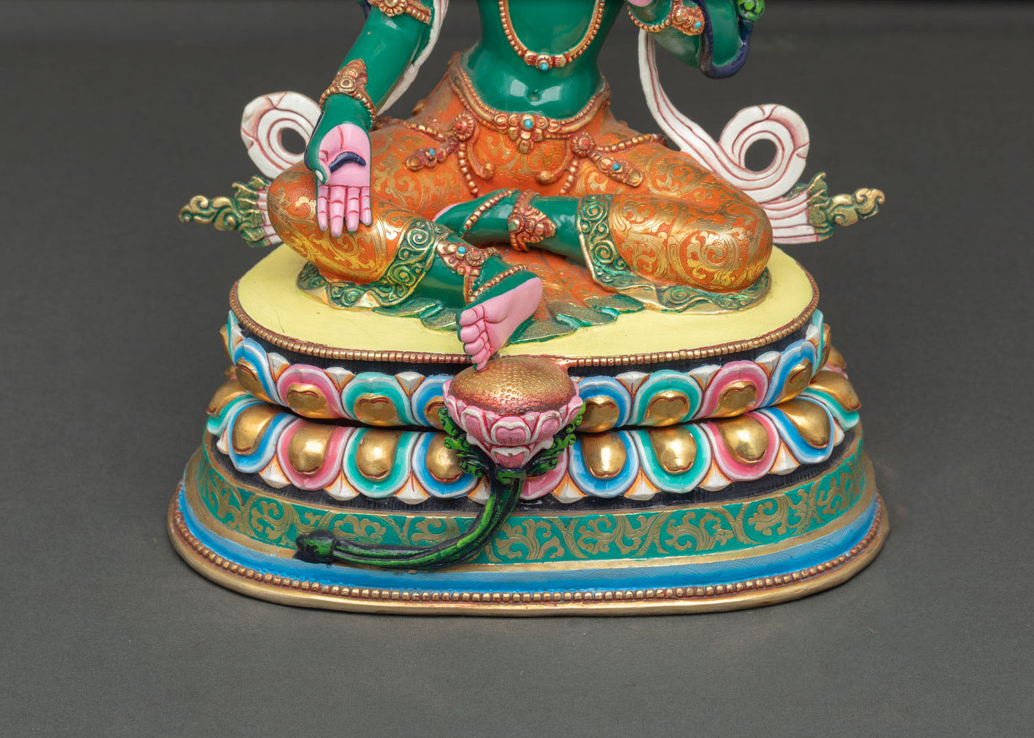 Green Tara | Compassionate Deity Sculpture for Spiritual Practice