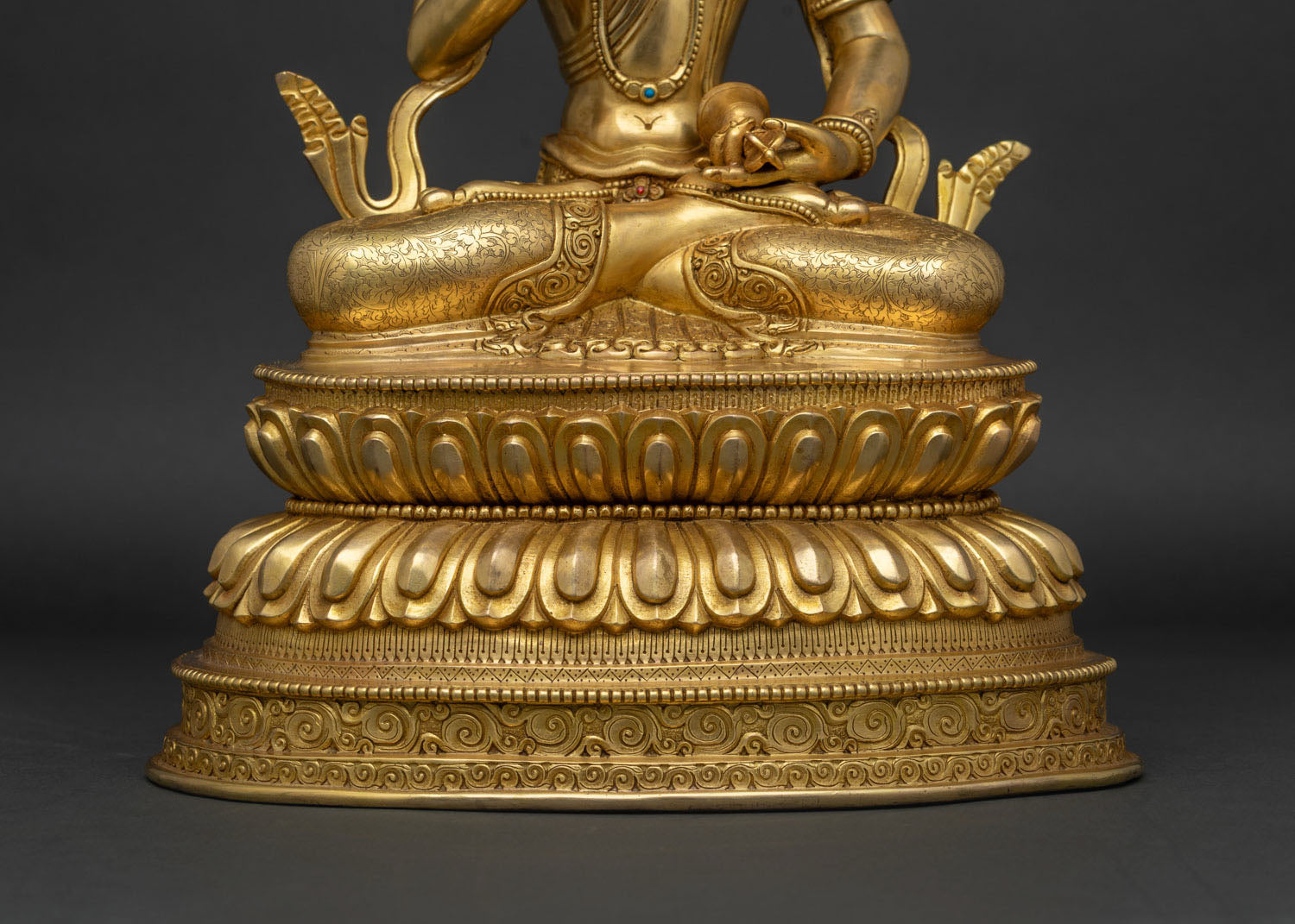 Enlightened Vajrasattva Statue from Nepal | Traditional Buddhist Art