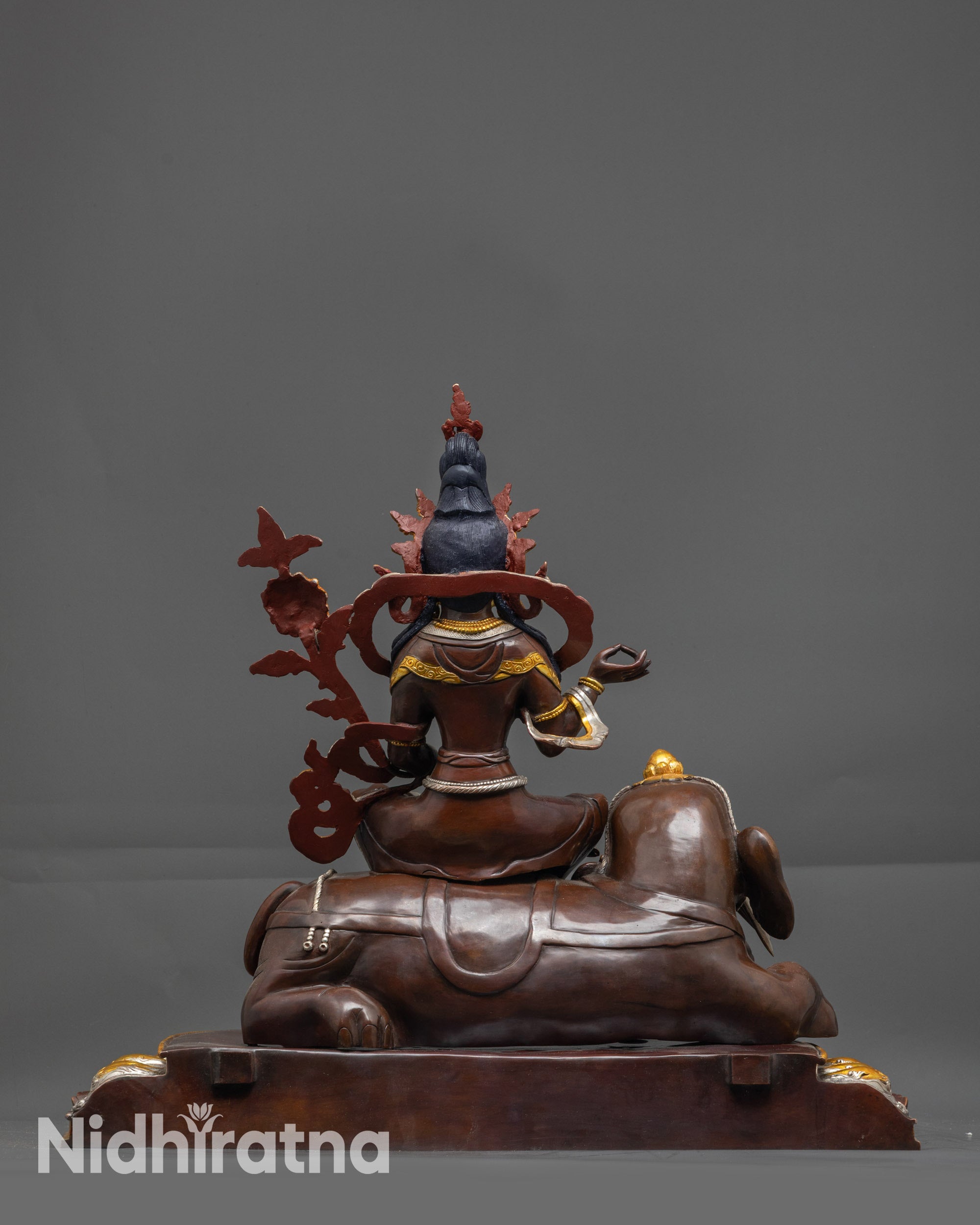 Samantabhadra Bodhisattva Statue Seated on Elephant | Buddhist Deity