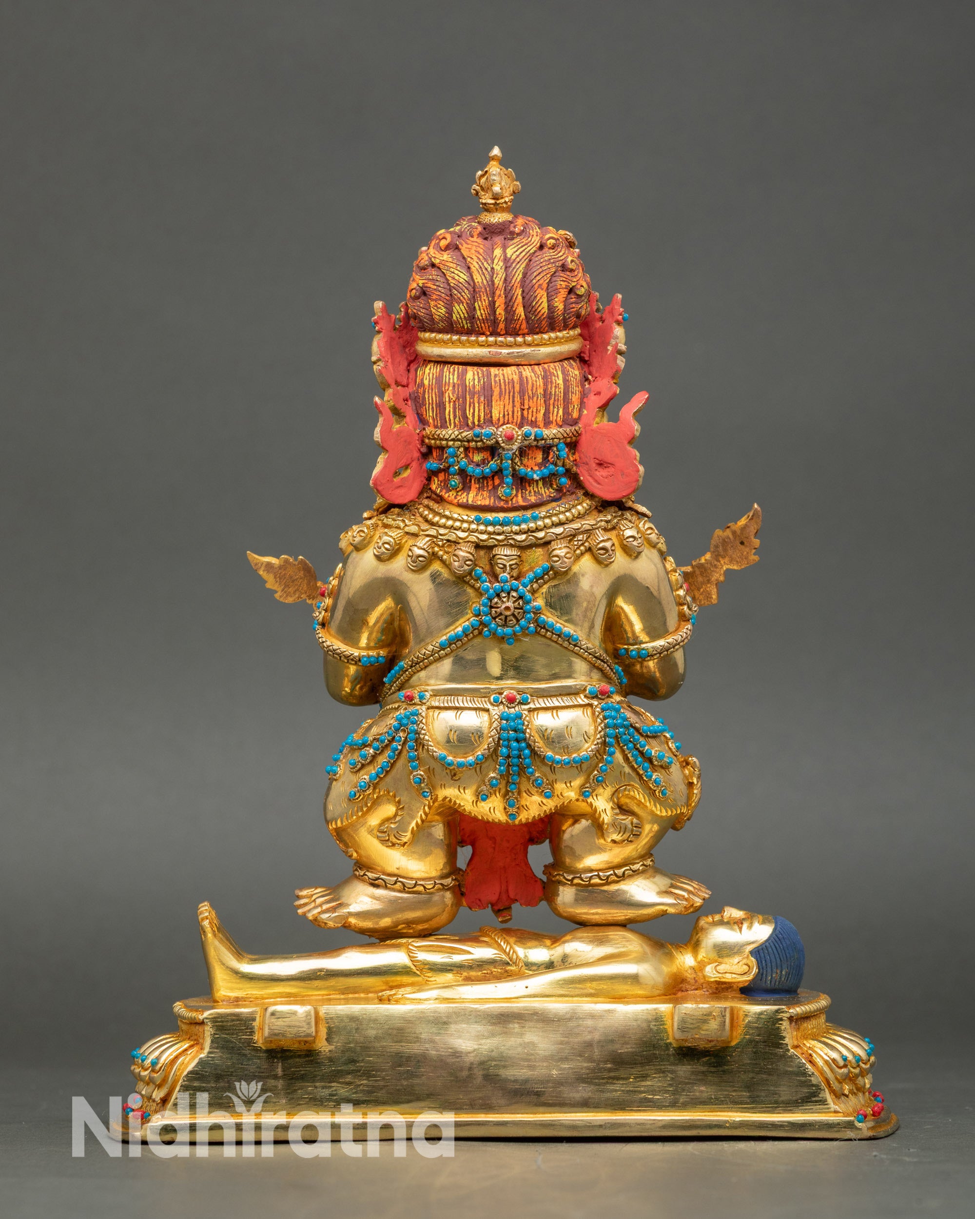 Premium Sakya Mahakala Statue | Traditional Buddhist Art