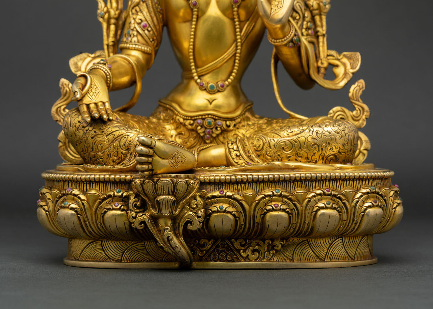 Green Tara Statue