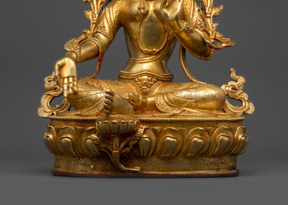 Green Tara Statue