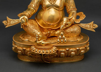 Exclusive Dzambhala Statue - Divine Guardian of Wealth and Fortune