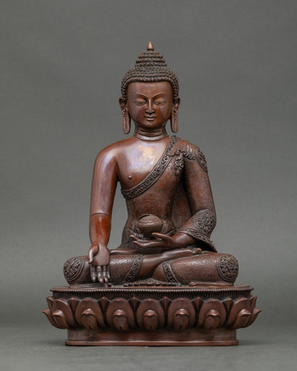Five Dhyani Buddha Statue Set for Meditation and  Spiritual Practice