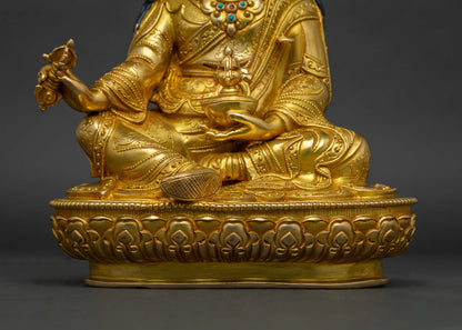 Guru Rinpoche Statue | Devotional Padmasambhava Art from Nepal