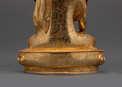 Divine Jowo Shakyamuni Rinpoche Statue | 24K Gold-Gilded Handmade Art