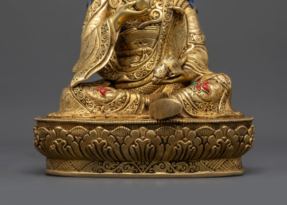 Handicrafted Guru Norlha Statue | Tibetan Guru Sculpture from Nepal