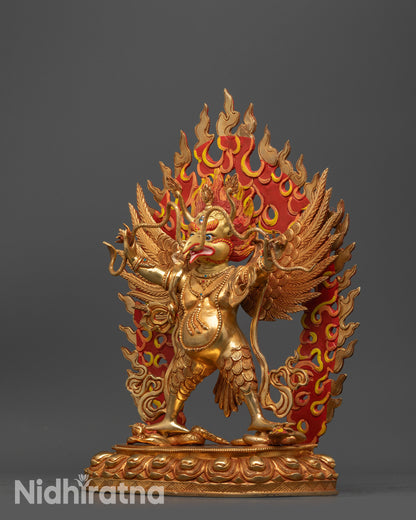 Spiritual Garuda Dev Statue | Powerful Mythical Bird Deity Artwork