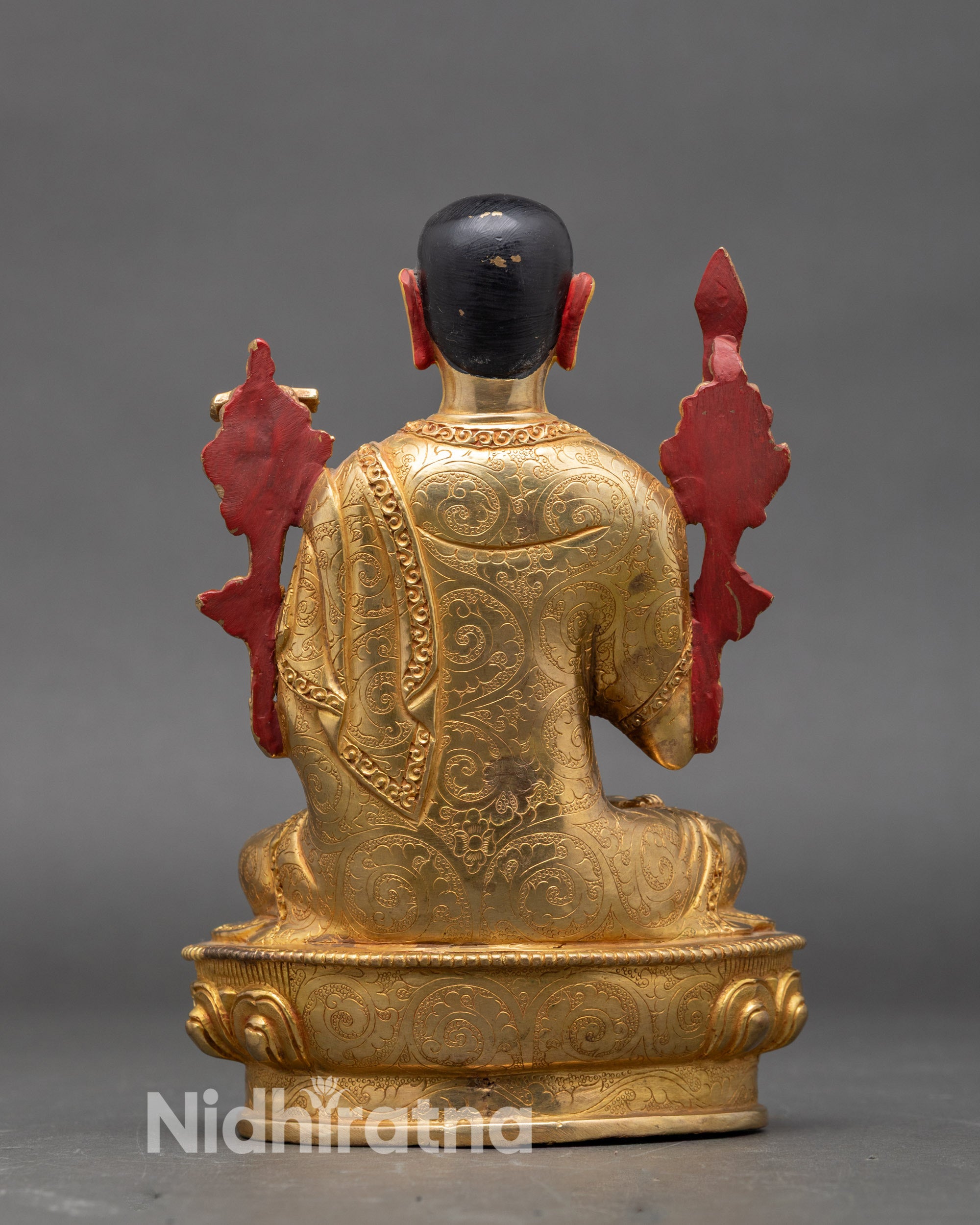 Je Tsongkhapa Statue Set – Handmade Buddhist Master Figures