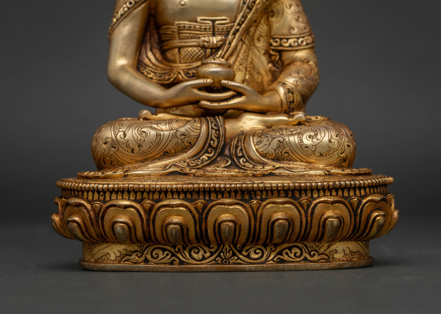 Amitabha Buddha Statue | Traditional Nepalese Buddhist Sculpture