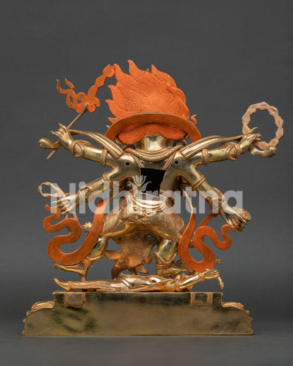 Six Arm Mahakala Statue