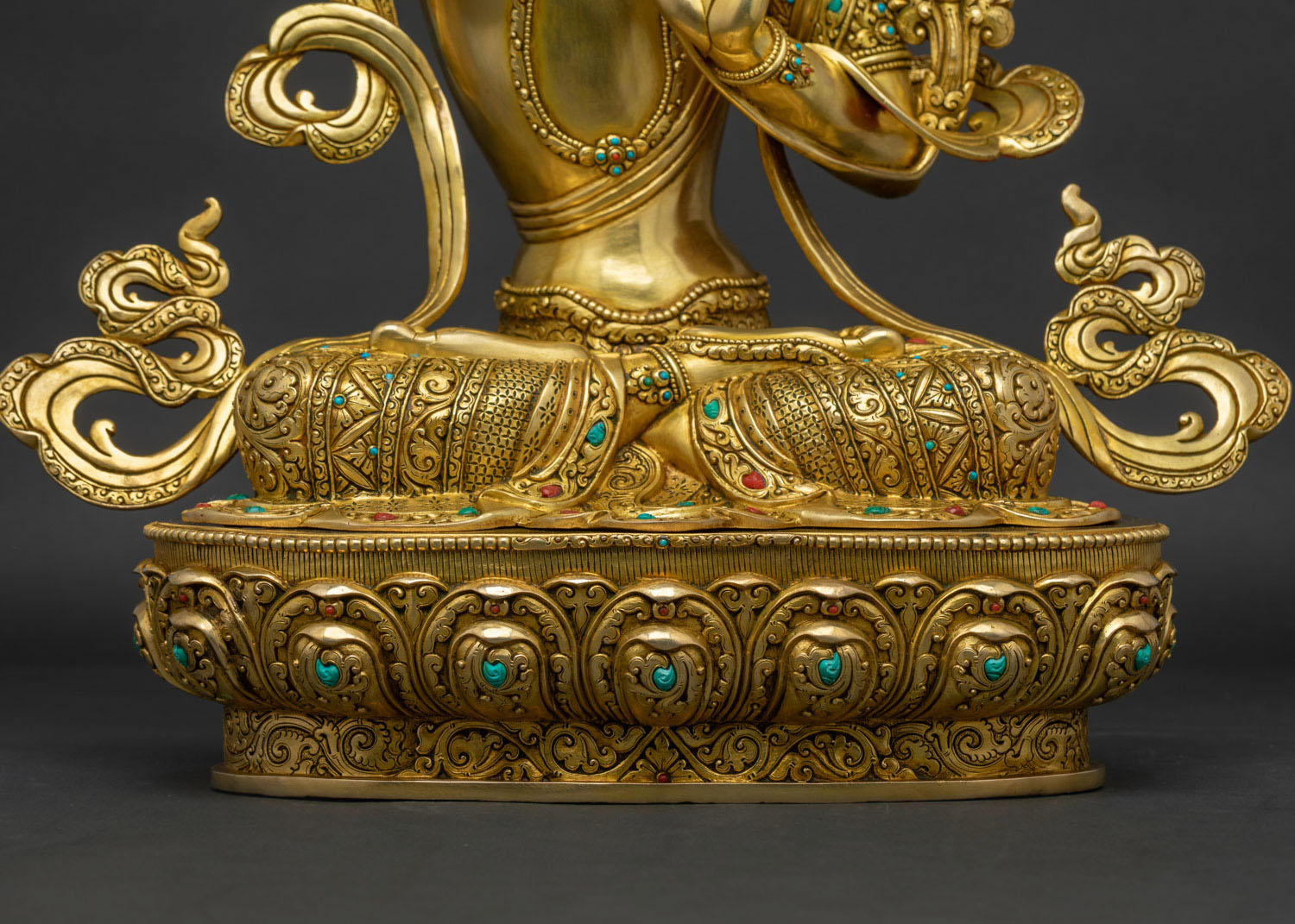 Manjushri Statue | Handcrafted Buddhist Art by Newari Artisans