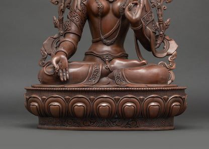 Elegant Tibetan White Tara for Spiritual Protection