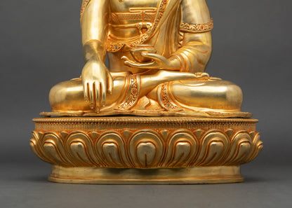 Handcrafted Statue of Buddha | Authentic Nepalese Copper Figurine