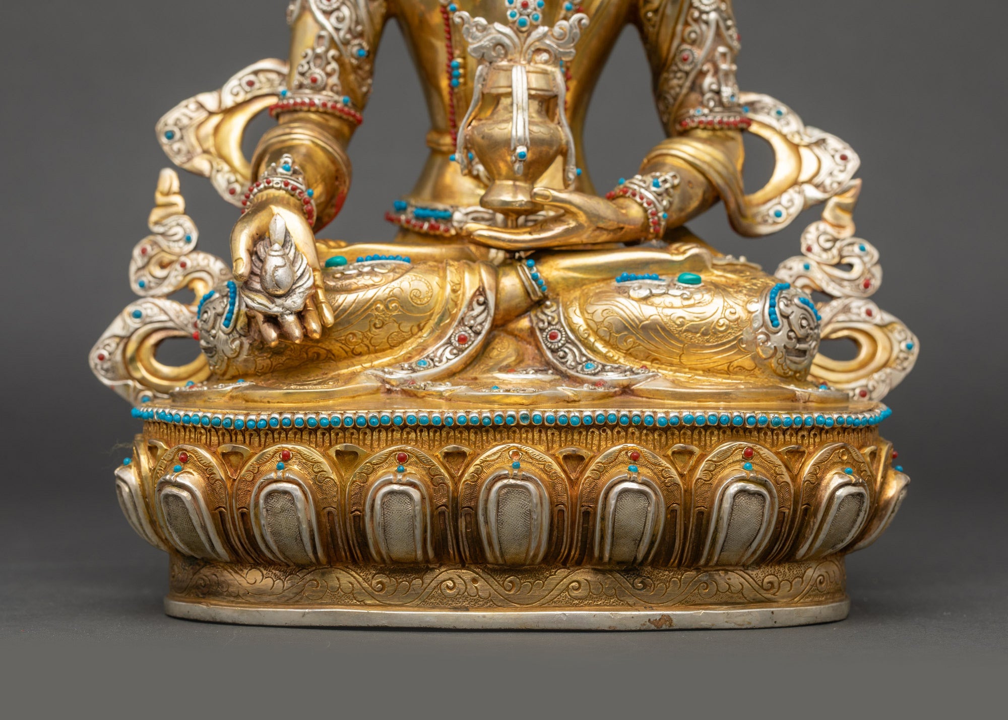 Bodhisattva Ksitigarbha Statue | Tibetan Protector of Souls Figurine