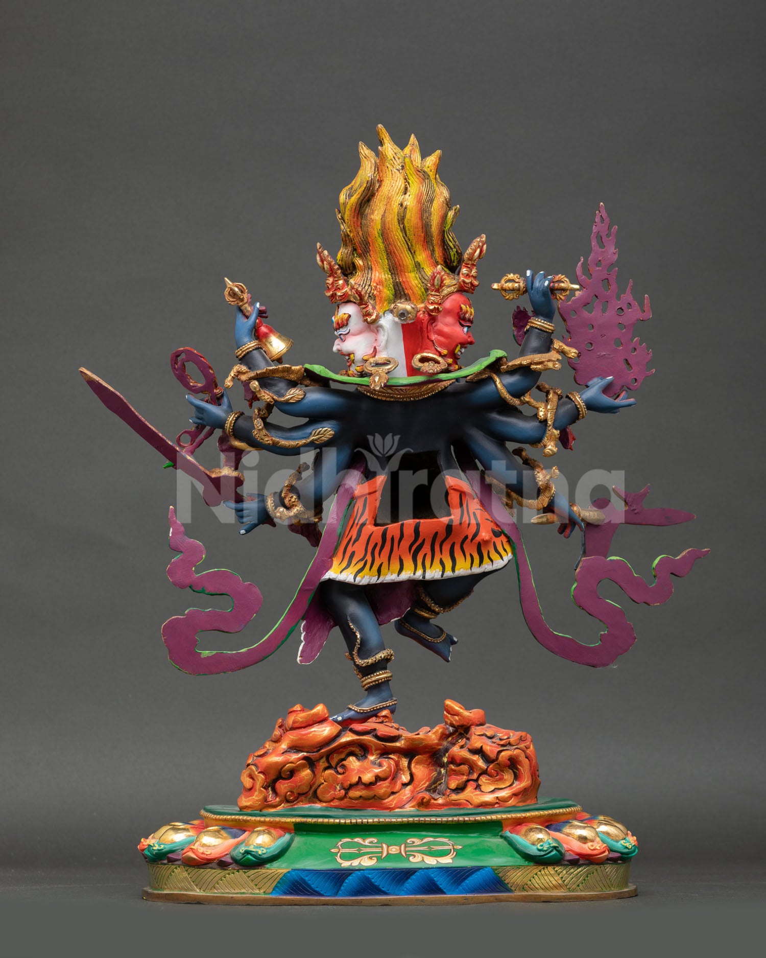 Uchusma Statue | Wrathful Buddhist Deity for Removing Obstacles