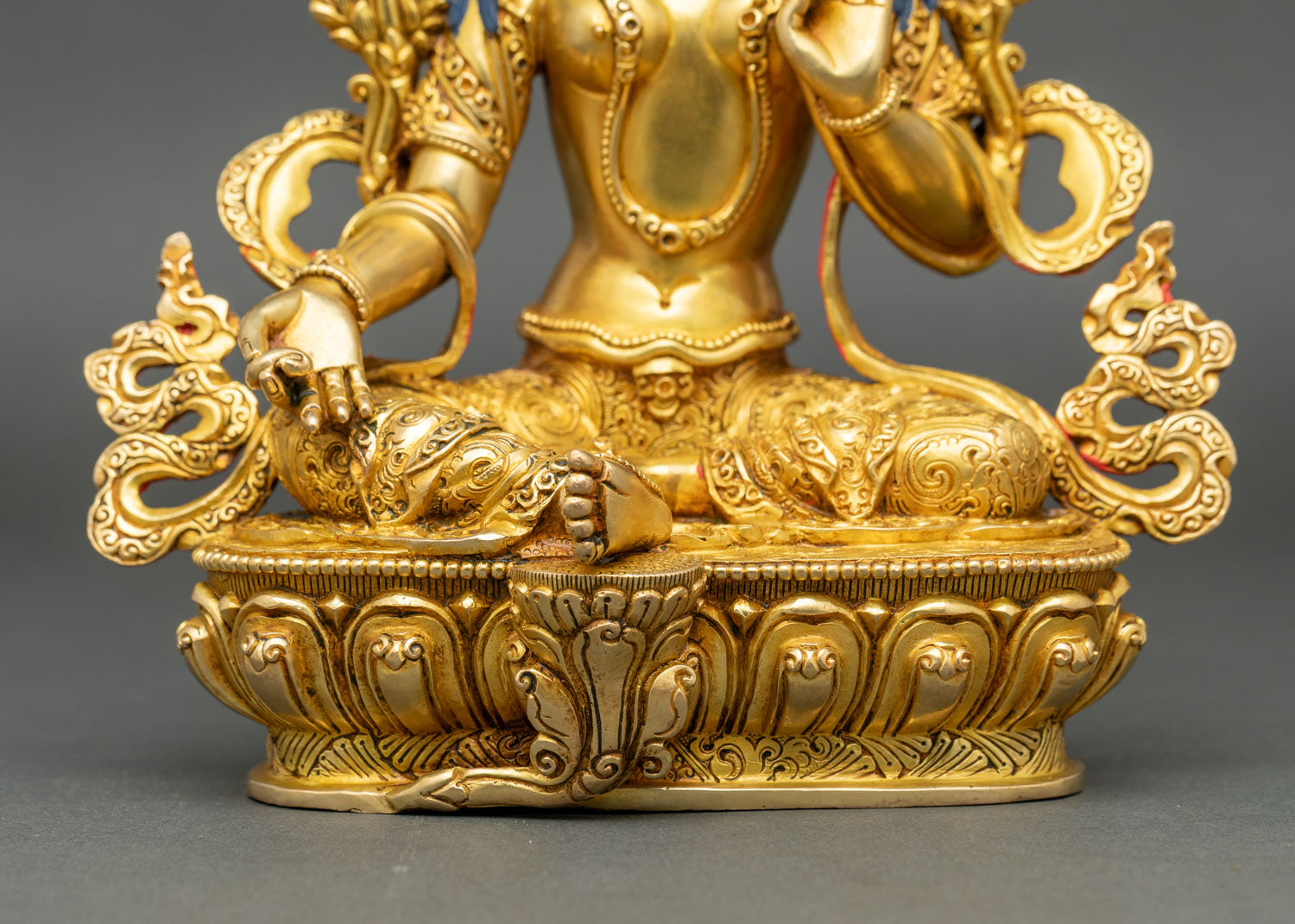 Beautiful Green Tara Statue for Spiritual Blessing