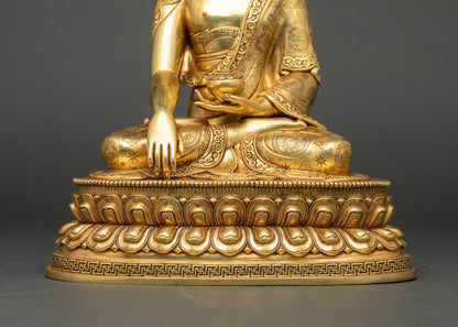 Shakyamuni Buddha Statue | Lost-Wax Copper Ritual Sculpture