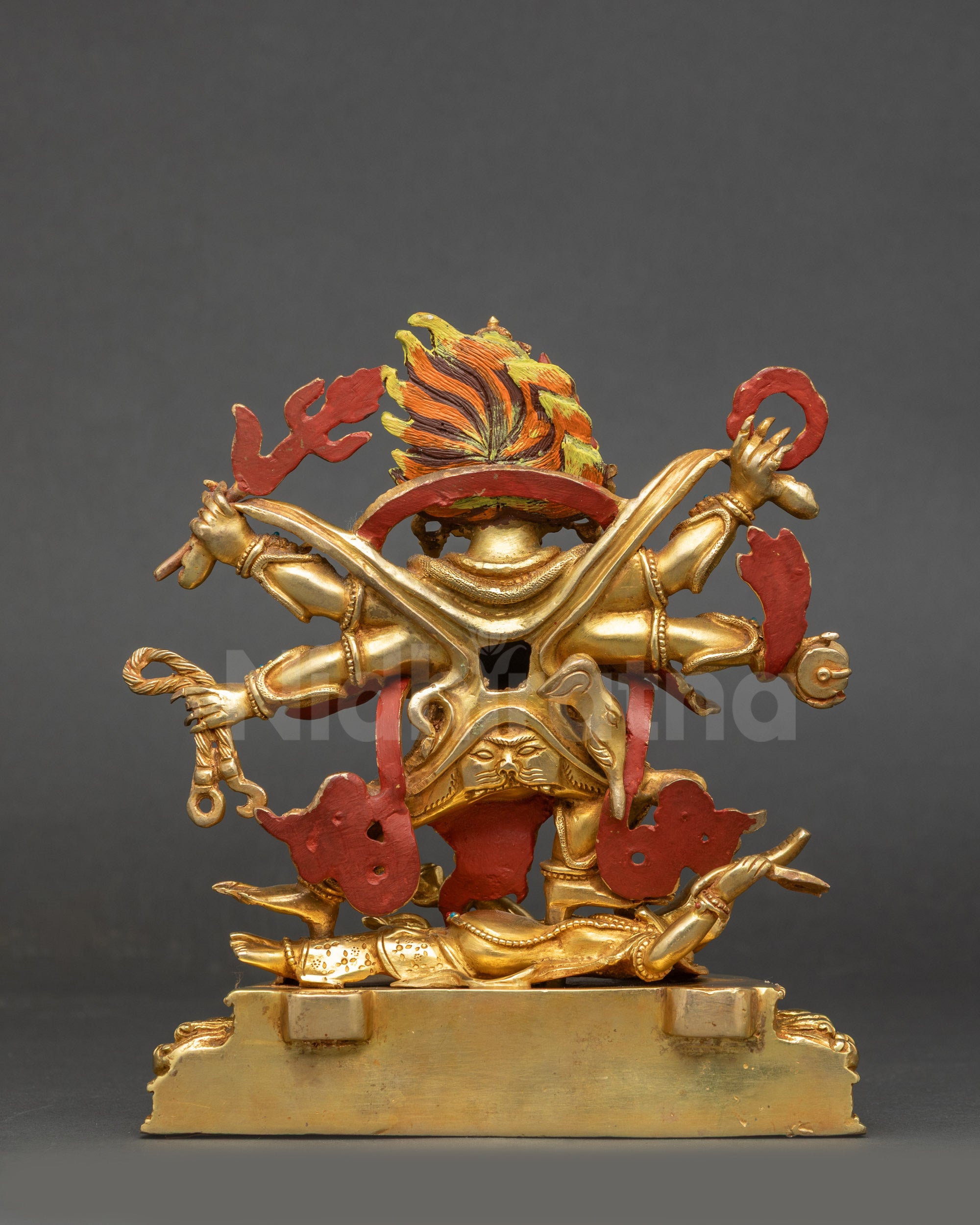 Six Armed Mahakala Statue