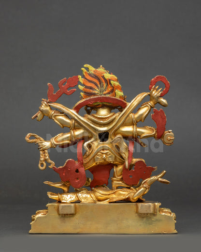 Six Armed Mahakala Statue