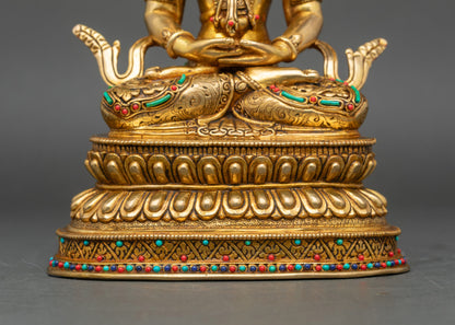 Amitayus Bodhisattva Statue – Deity of Infinite Life and Longevity