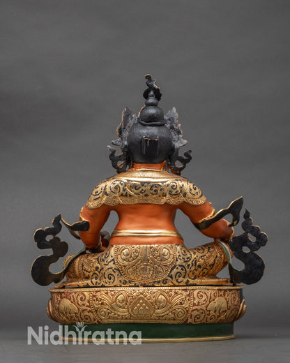 Dzambhala Statue for Wealth & Prosperity | Handmade Tibetan Art