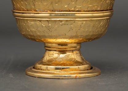 Water Offering Set | Traditional Altar Bowls for Ceremonial Practice