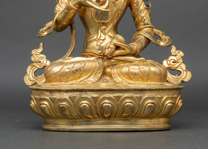 Dorje Sempa Bodhisattva Statue | Traditional Himalayan Sculpture