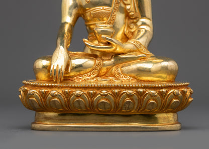 Serene Buddha Figurine from Nepal | Embodying Serenity and Enlightenment