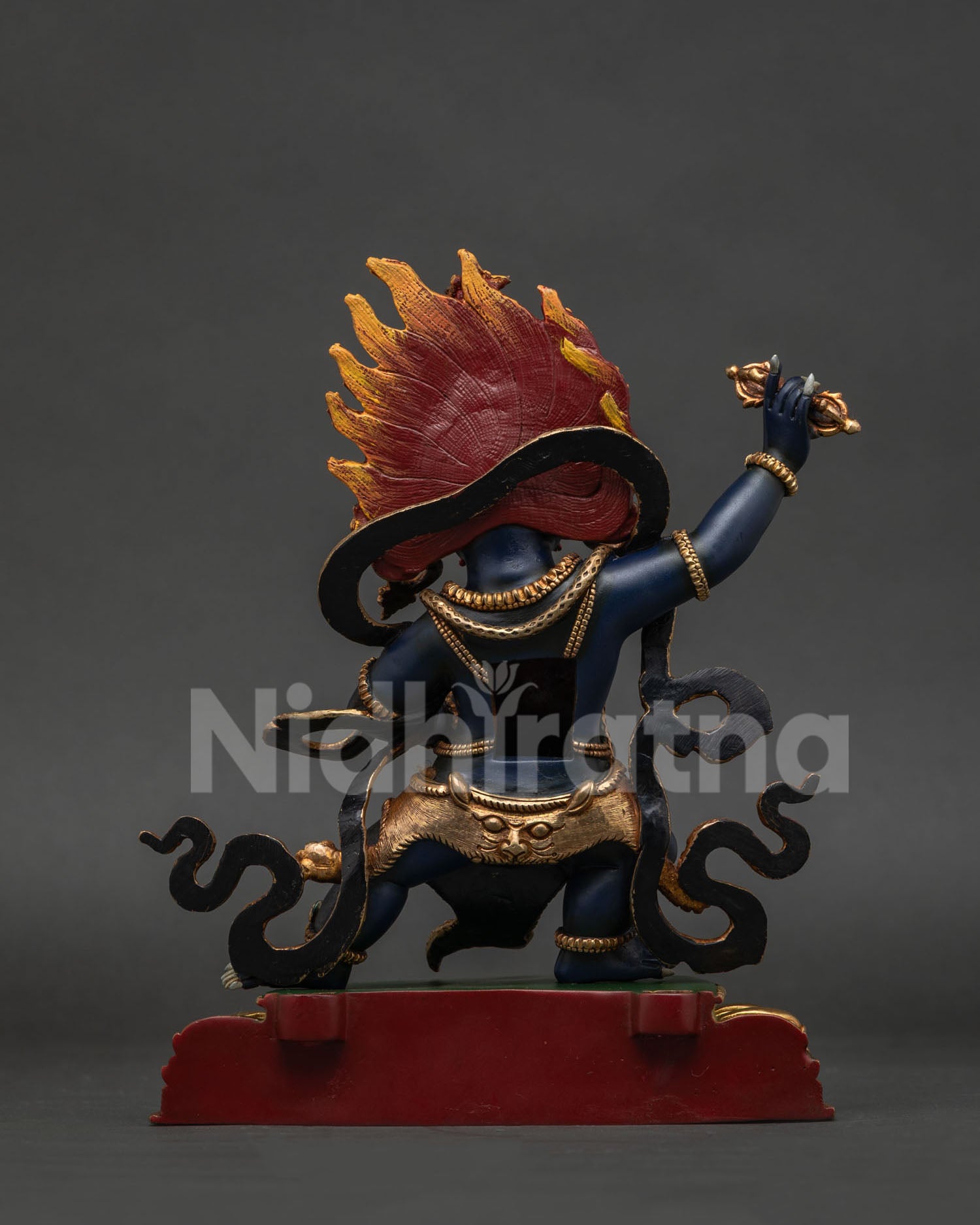 Wrathful Vajrapani Statue – Destroyer of Inner Obstacles & Illusion