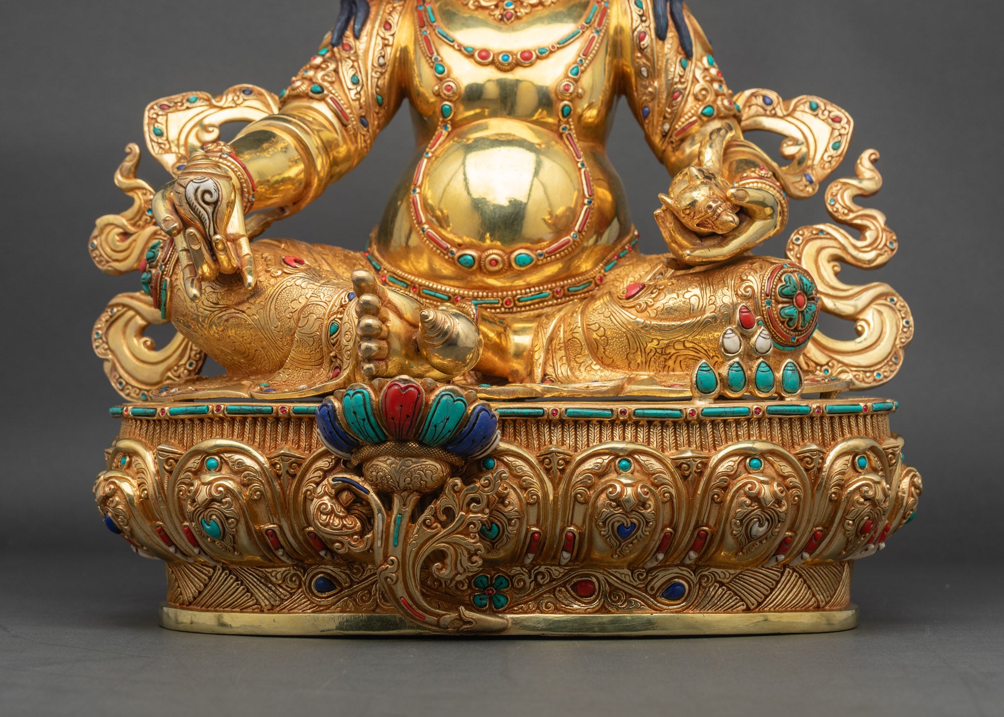 Wealth Blessing Dzambhala Statue | Buddhist God of Fortune
