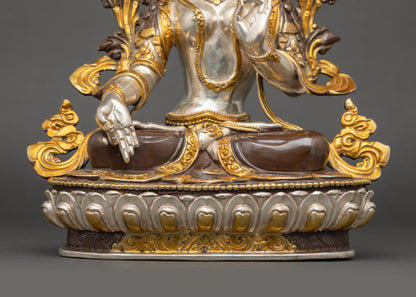 Handmade White Tara Statue - The Mother of All Buddhas