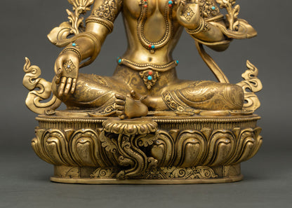 Authentic Jetsun Dolma Statue | Buddhist Meditation Decor