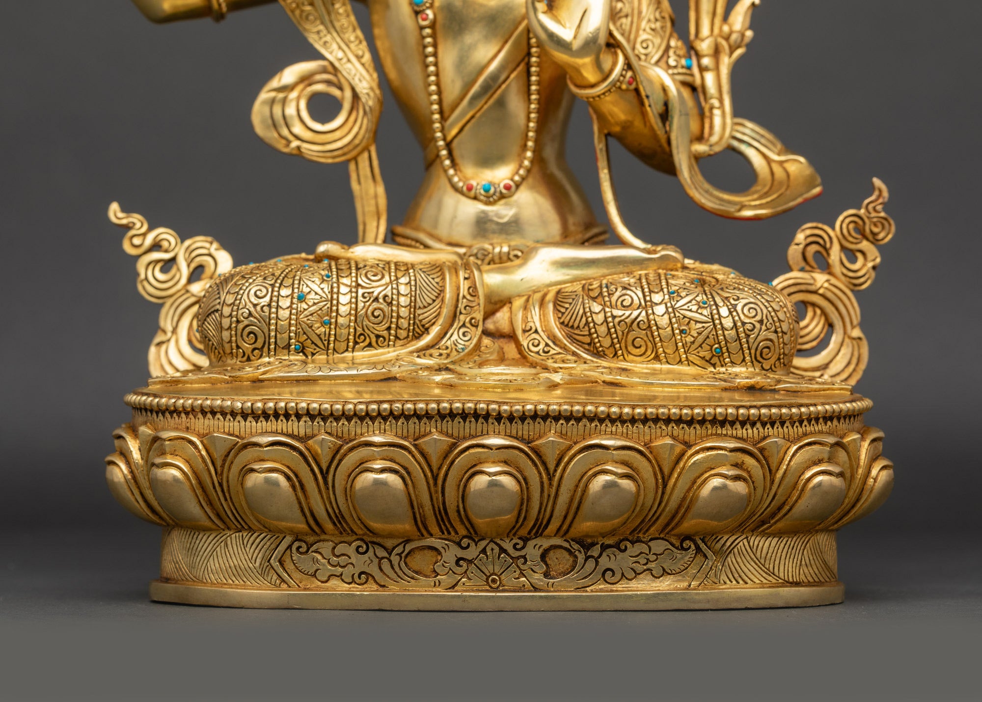 Discover Divine Wisdom with Manjushri Statue | Handicrafted in Nepal