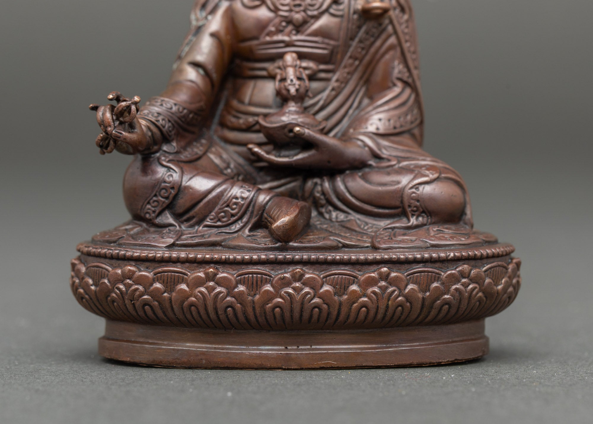 Guru Padmasambhava Sculpture | Lotus-Born Buddhist Master Statue