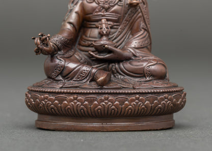Guru Padmasambhava Sculpture | Lotus-Born Buddhist Master Statue