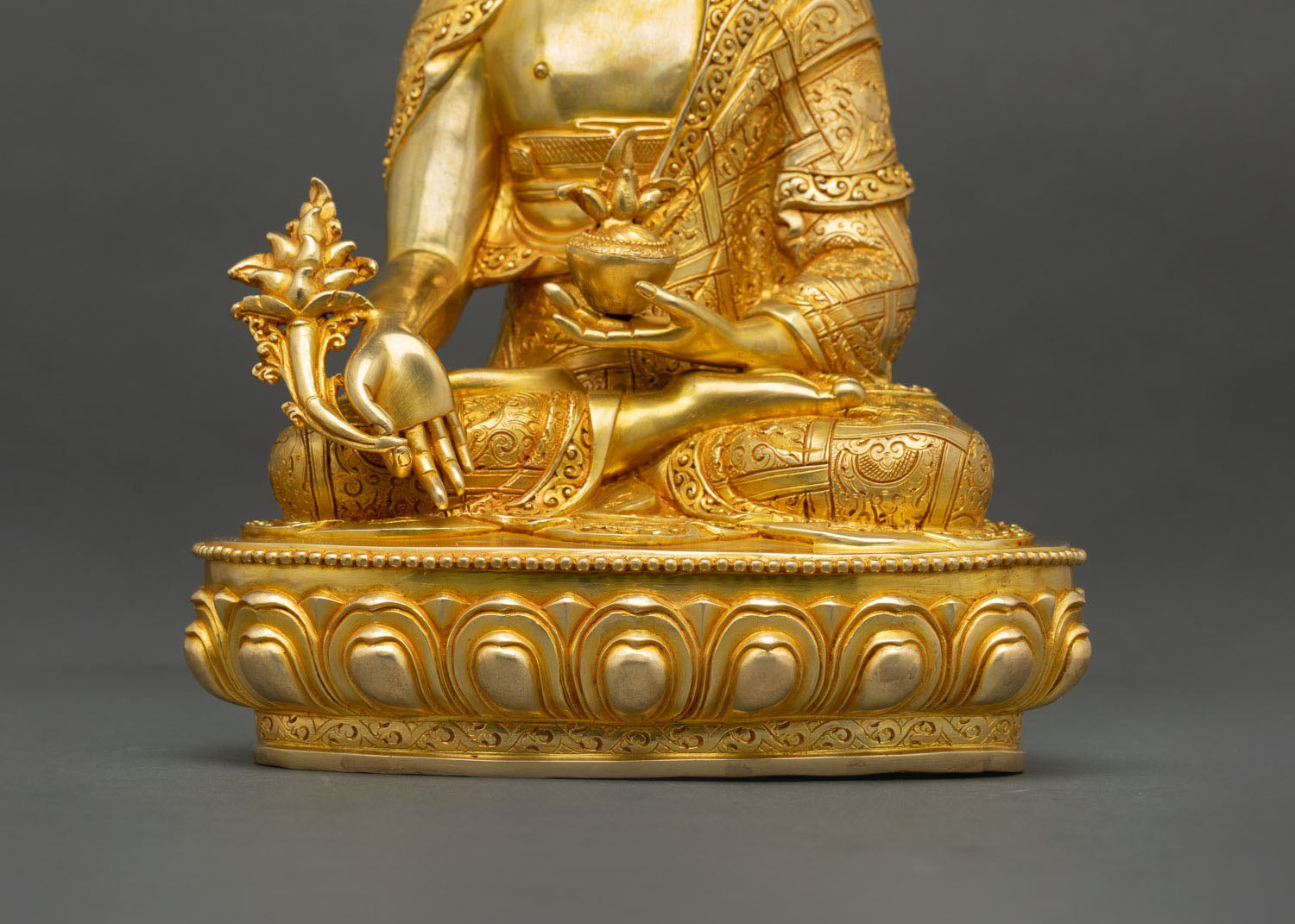 Medicine Buddha Statue | Handmade Spiritual Healing Decor