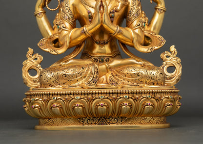 Chenrezig Statue | High-Quality Buddhist Meditation Art