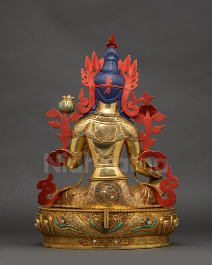 Green Tara Statue