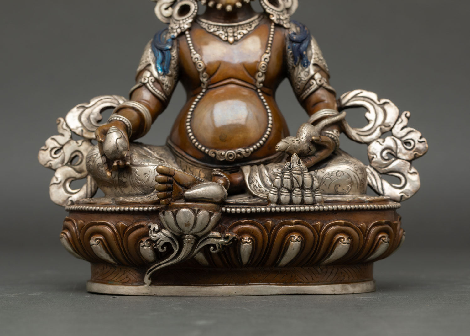 Dzambhala Statue | Tibetan Wealth God Statue for Abundance