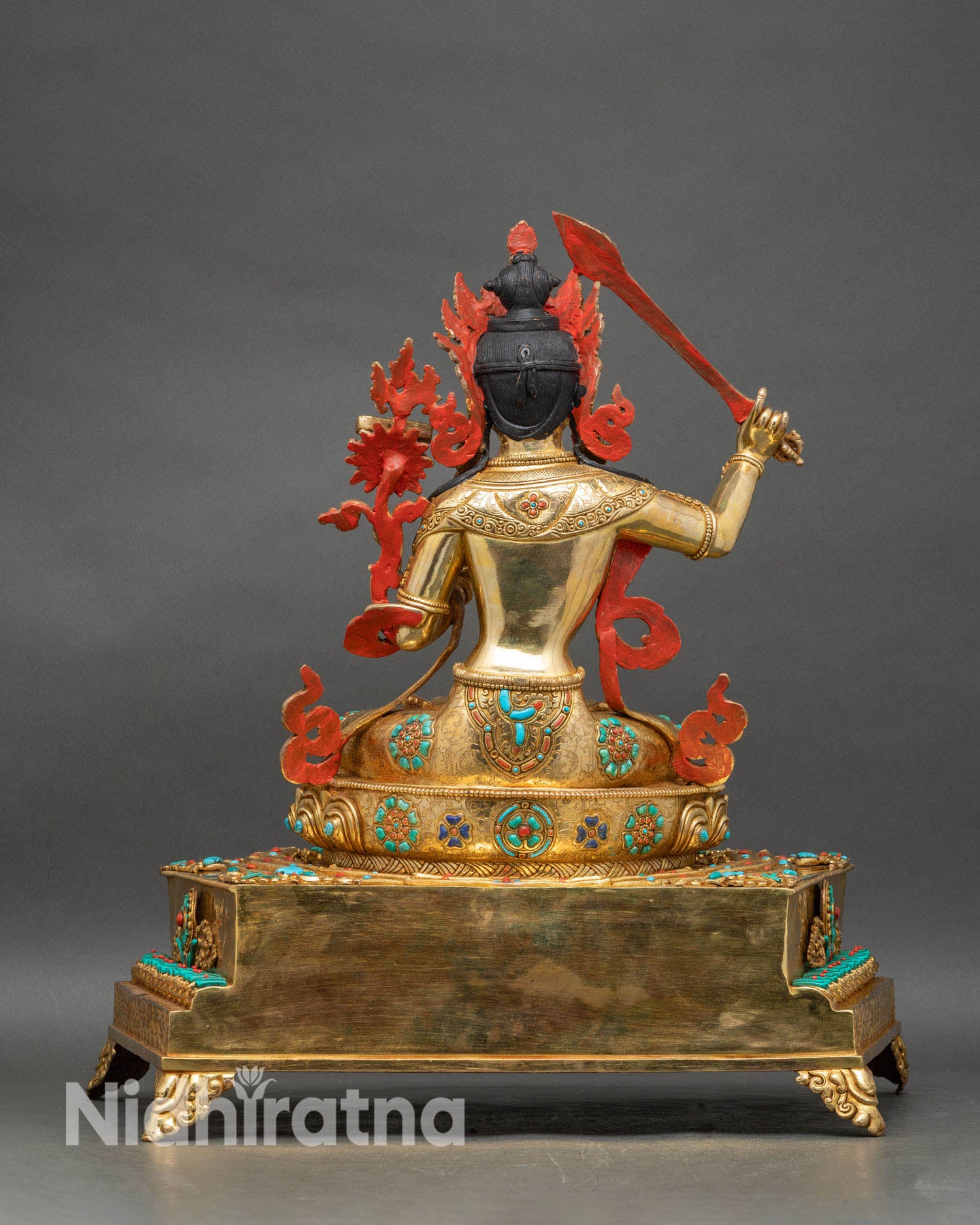 Royal Manjushri Statue | Bodhisattva of Wisdom Sculpture