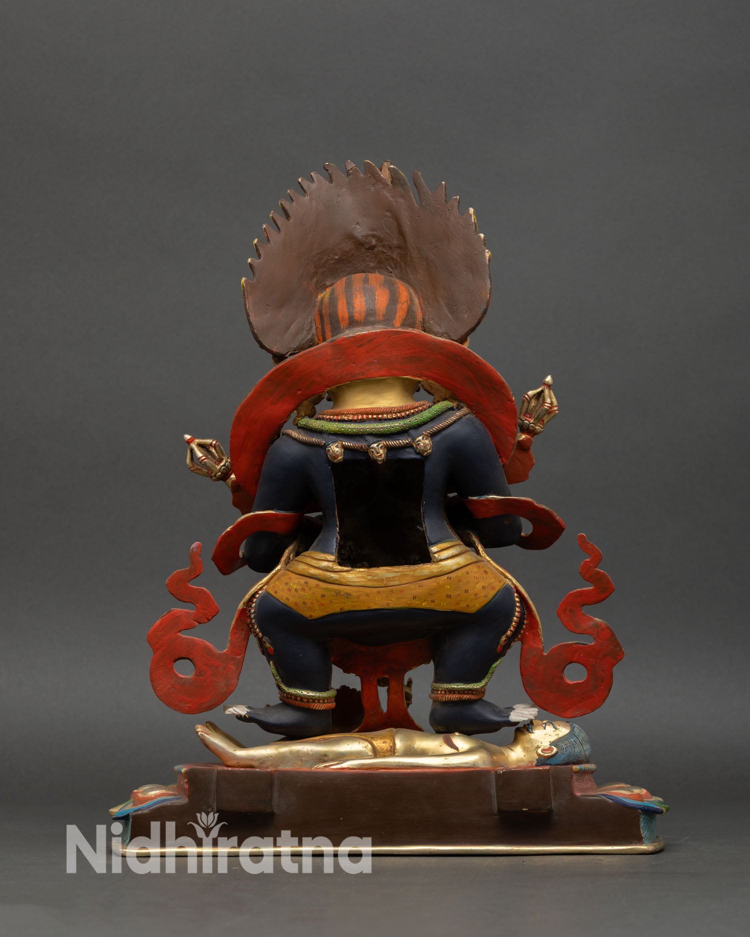 Sakya Mahakala Statue | Sacred Nepalese Artwork