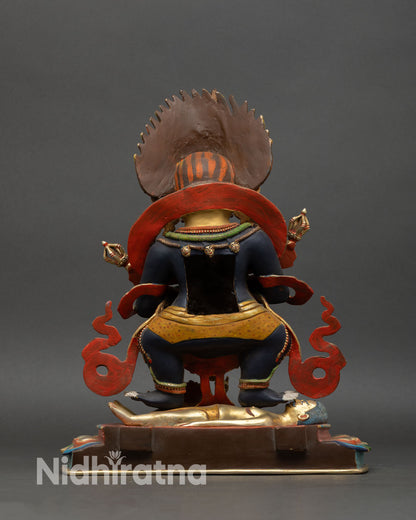 Sakya Mahakala Statue | Sacred Nepalese Artwork