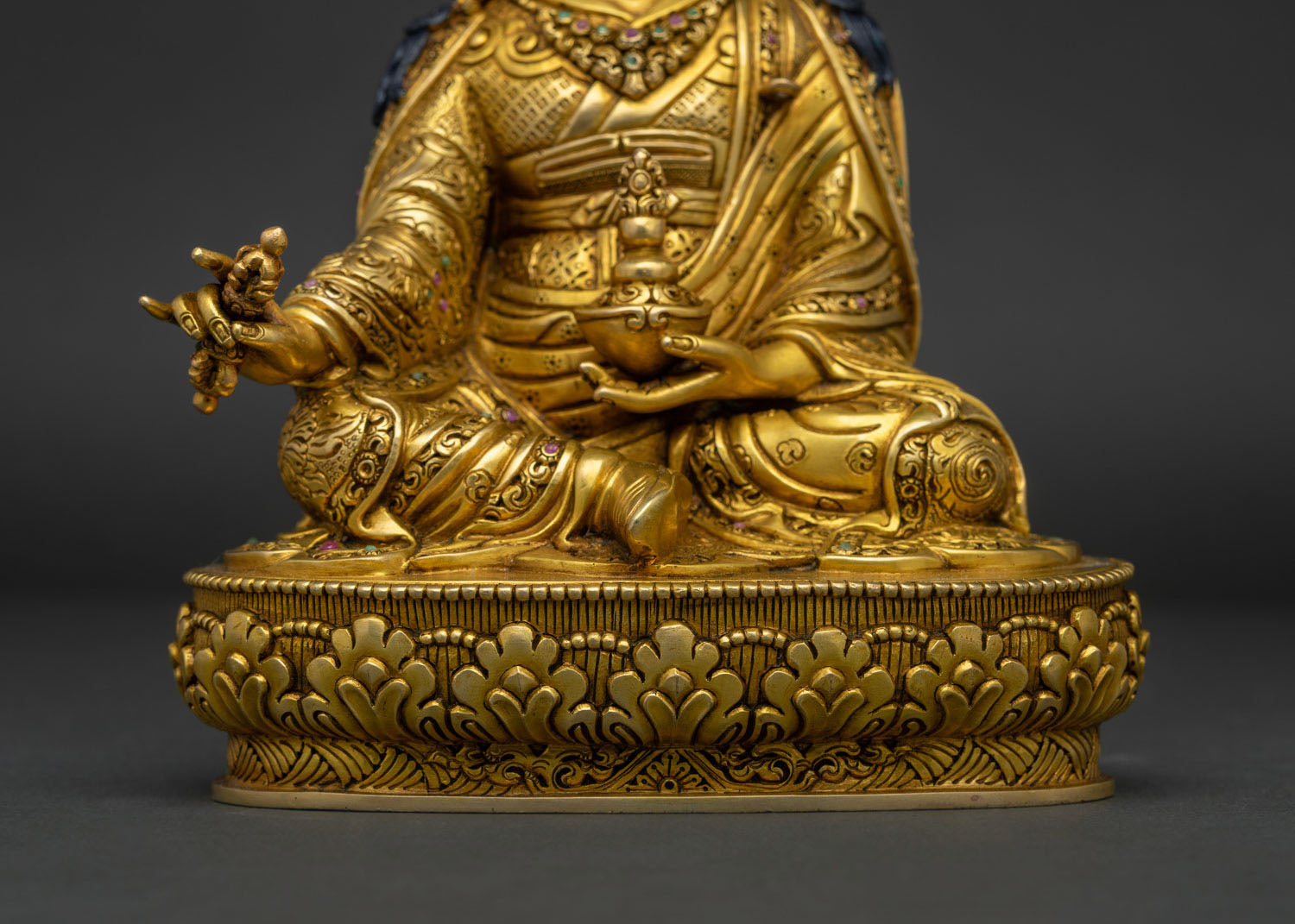 Guru Padmasambhava Statue | Traditional Lost Wax Casting Art