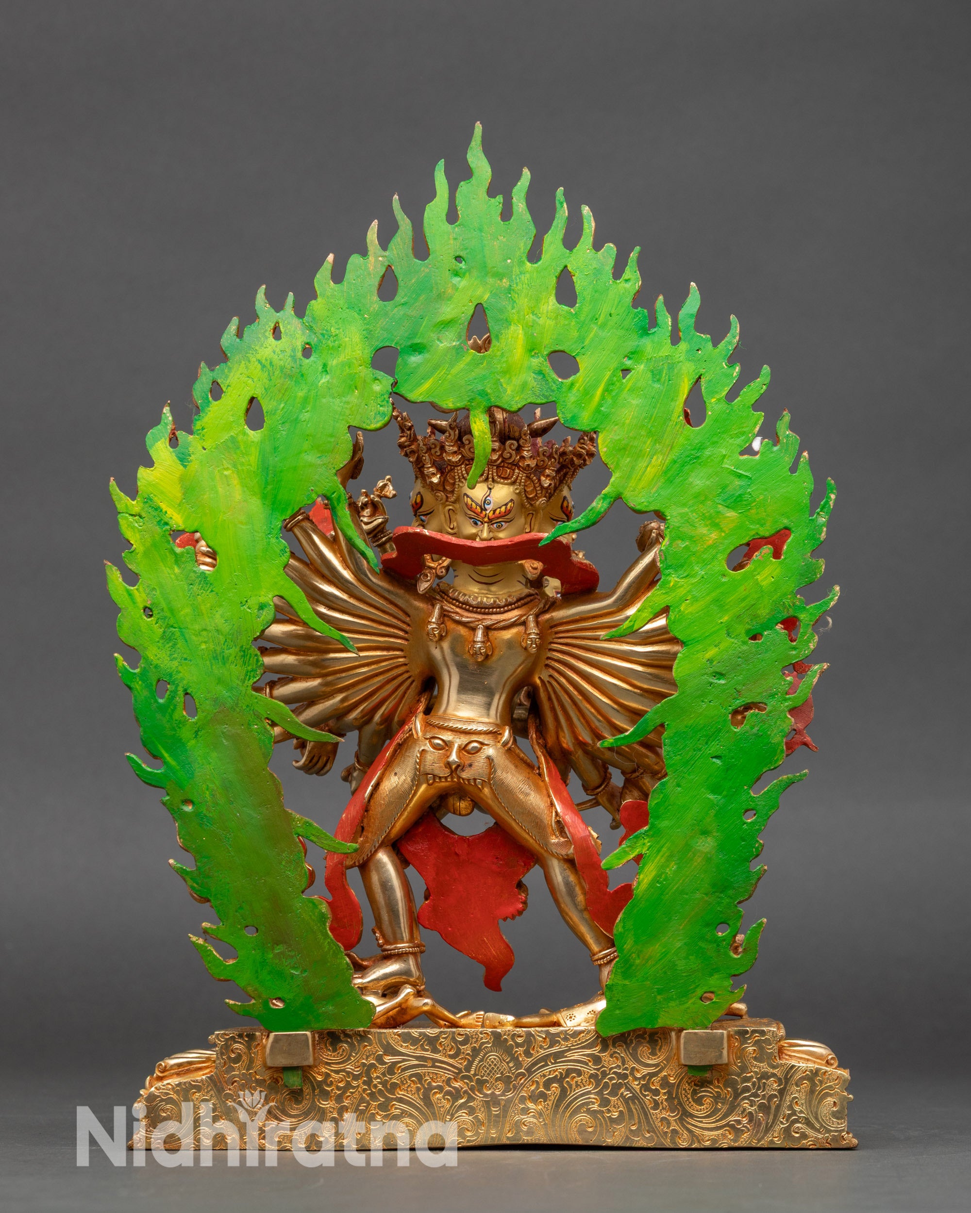 Sacred Kalachakra Statue – Buddhist Deity of Time & Enlightenment