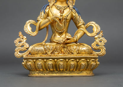 Vajrasattva | 24K Gold Statue by Newari Artisans