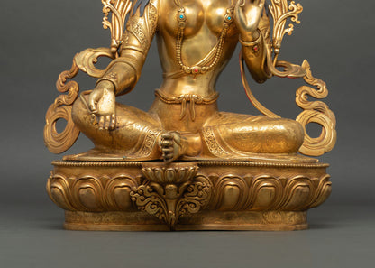Large Green Tara Statue – Buddhist Altar & Shrine Decoration