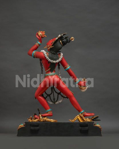 Vajrayogini (Dorje Naljorma) Statue - Handcrafted Dakini of Fire