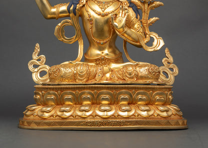 Bodhisattva Manjushri Figurine | Handicrafted Nepalese Statue